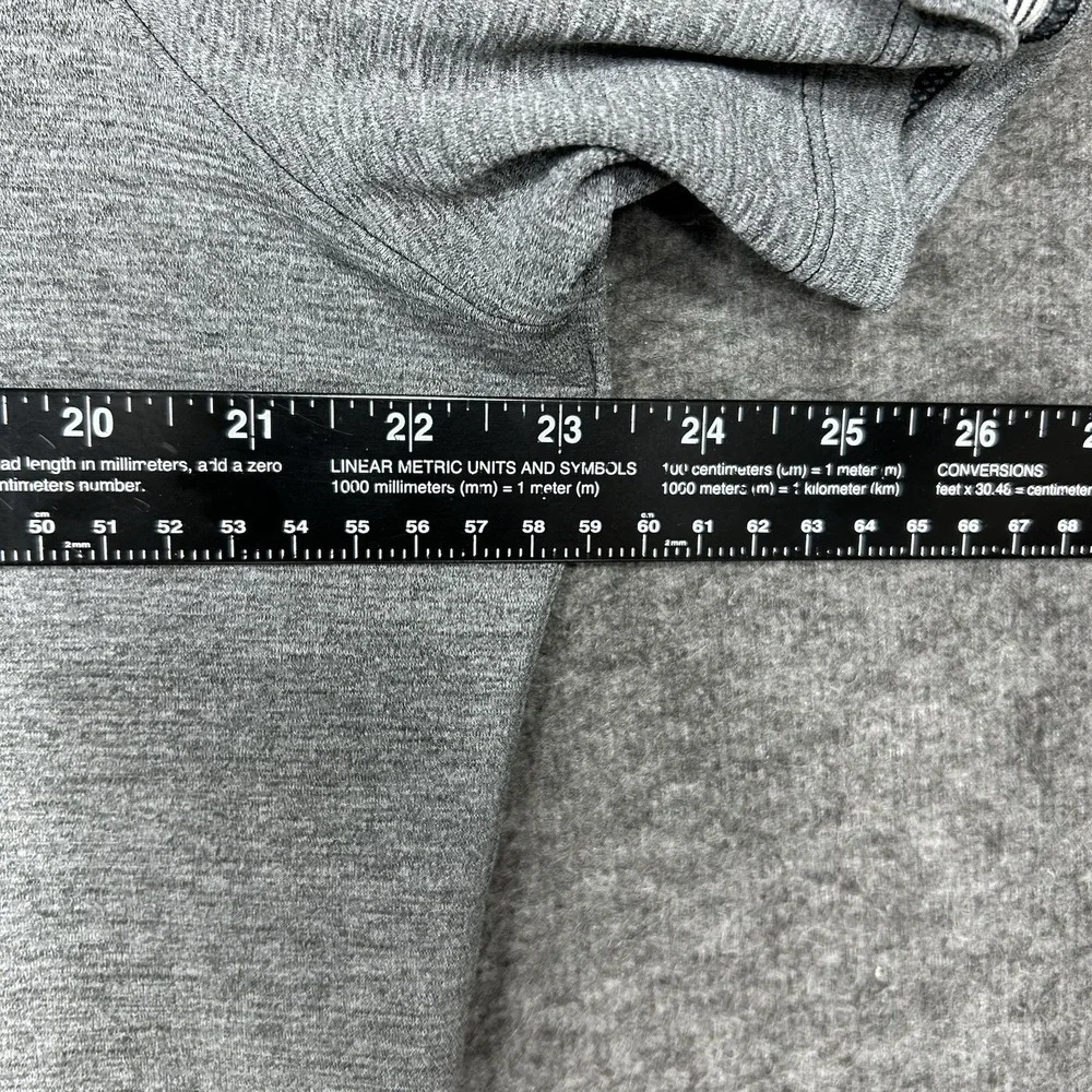 Nike Golf Aeroreact Shirt Mens L Heather Gray Blade Collar Short Sleeve 890046
